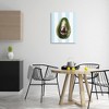 Stupell Industries Disco Avocado on Blue Canvas Wall Art - 2 of 4