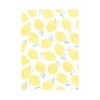 Hudson Baby Infant Girl Cotton Flannel Burp Cloths, Lemon Daisy 4 Pack, One Size - 3 of 4