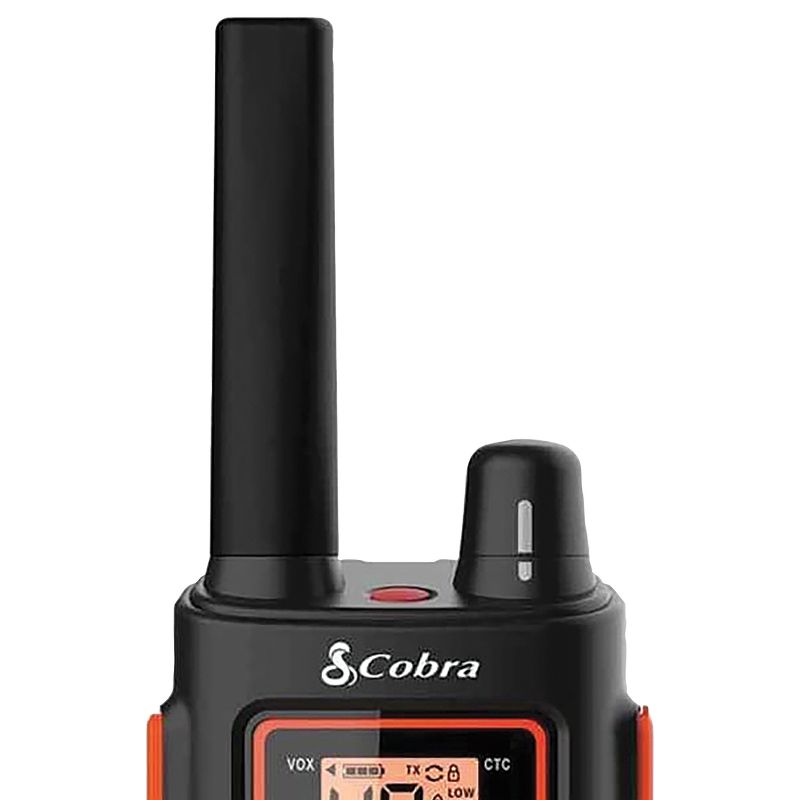 Cobra RX380 32-Mile-Range Weather-Resistant 2-Way Radios, 2 Pack, 2 of 5
