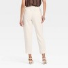 Women's Signature Crepe Tapered Ankle Pull-On Pants - A New Day™ - 2 of 3