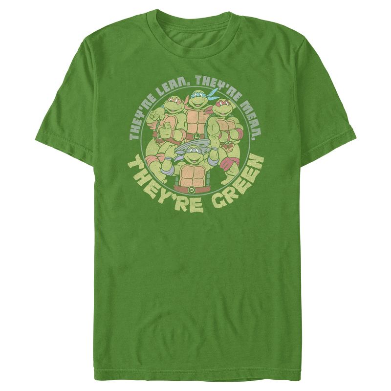 Men's Teenage Mutant Ninja Turtles They're Lean, They're Green T-Shirt, 1 of 6