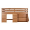 Farmhouse Twin Low Loft with Bookcase - 3 of 4