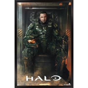 Trends International Halo: Season 2 - Master Chief One Sheet Framed Wall Poster Prints - 1 of 4