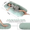 LISM U Shaped Maternity Full Body Pillow for Women with Hip,Back Pain Support - 4 of 4
