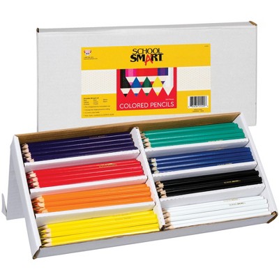 School Smart Colored Pencils, Assorted Colors, set of 144