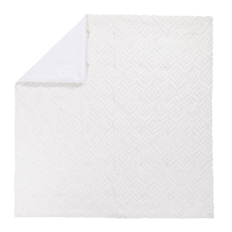 Teen Diamond Clip Dot Comforter Set White - Makers Collective, 3 of 5