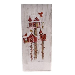Stony Creek 17.75 In Birdhouse Lighted Canvas , Cardinals (1PC) - 1 of 2
