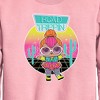 Boys' - LOL Surprise! - Neon Qt Road Trippin Graphic Long Sleeve Fleece Sweatshirt - 2 of 4