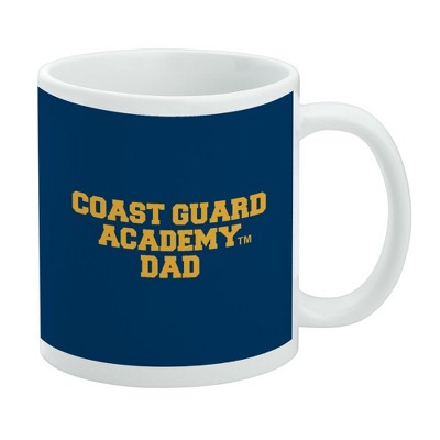 U.S. Coast Guard Academy Bears Dad Ceramic Coffee Mug Novelty Gift Mugs for Coffee Tea and Hot Drinks 11oz White