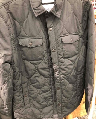 Men's Big & Tall Onion Quilted Lightweight Jacket - Goodfellow & Co™ Black  5XLT