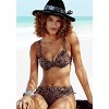 LASCANA Women's Leopard Print Underwire Bikini Top - image 2 of 4