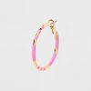Large Beaded Hoop Earrings - Universal Thread™ - 2 of 2