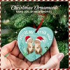 Lomsoe Couple Otter Christmas Ornament You're My Otter Half Ceramic Tree Decor Xmas Tree Hanging Decor Christmas Tree Ornament Christmas Gift - 2 of 4