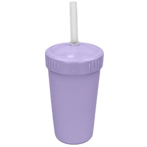 Re-Play 10 fl oz Recycled Straw Cup with Silicone No-Pull-Out Straw - 1 of 4