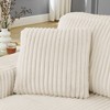 110.63" Corduroy L-Shaped Modular Sectional Sofa with Arc Footstool & Removable Cushions - 3 of 4