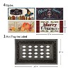 Evergreen Indoor Outdoor Doormat Bundle Set of 5 - Frame and 4 Welcome Seasonal Inserts Halloween Christmas Thanksgiving Bless This Home - 3 of 4