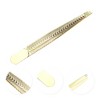 Unique Bargains 1pcs Durable Eyebrow Tweezer for Bathroom Travel Hotel - 3 of 3
