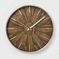 Details about   PROJECT 62 Solid Beech Analog Wood Wall ClockLight Brown13"x13"NWT 