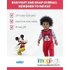 Disney Mickey Mouse Baby Cuddly Bodysuit Snap Overall Newborn to Infant - 3 of 4