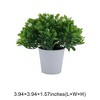 Unique Bargains Artificial Plants Mini Gypsophila Plastic 2.36"x2.36"x5.12" 1 Pc - 3 of 4