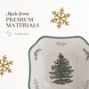 Spode Christmas Tree Square Salad Bowl, 9.5 Inch Ceramic Salad Bowl, Holiday Serving Bowl for Soup, Pasta, and Side Dishes - image 4 of 4