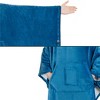 PAVILIA Wearable Blanket Women Men, Oversized Hoodie Sweatshirt Sweater Neck Warmer, Fleece Soft Hug Sleep Pod - 3 of 4