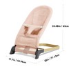 Grungis Ergonomic Baby Bouncer,Foldable Baby Bouncer Seat with 3 Height Adjustments,Portable Newborn Rocker for Babies 0-6 Months Mesh - 3 of 4