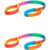 Chewigem Chewipal Chewable Strap, Rainbow, Set of 2 - 4 of 4