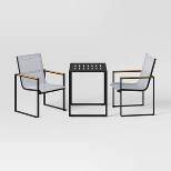 Henning 3pc Patio Bistro Set - Off-White - Project 62™