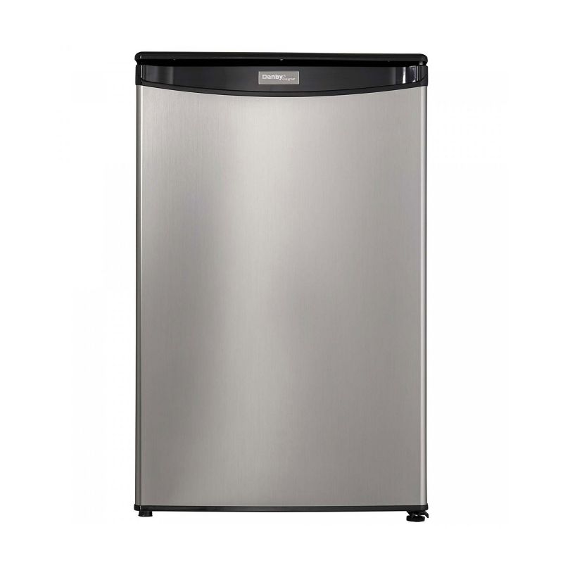 Danby DAR044A4BSLDD 4.4 cu. ft. Compact Fridge in Stainless Steel, 1 of 9