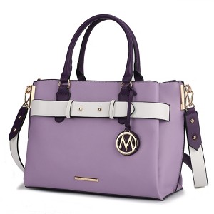 MKF Collection Jamie Vegan Leather Women's Satchel Bag by Mia K - 1 of 4