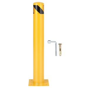 Coucheta Safety Bollard, Metal Safety Bollard Post, 4.5 Inch Diameter Steel Safety Bollard for Driveway Barrier, Parking Pole,Traffic Control - 1 of 1