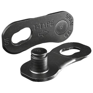 SRAM Eagle T-Type PowerLock Flattop Connector Link - 12-Speed, For Eagle T-Type Flattop Chain Only, PVD Coated, Black, - 1 of 1