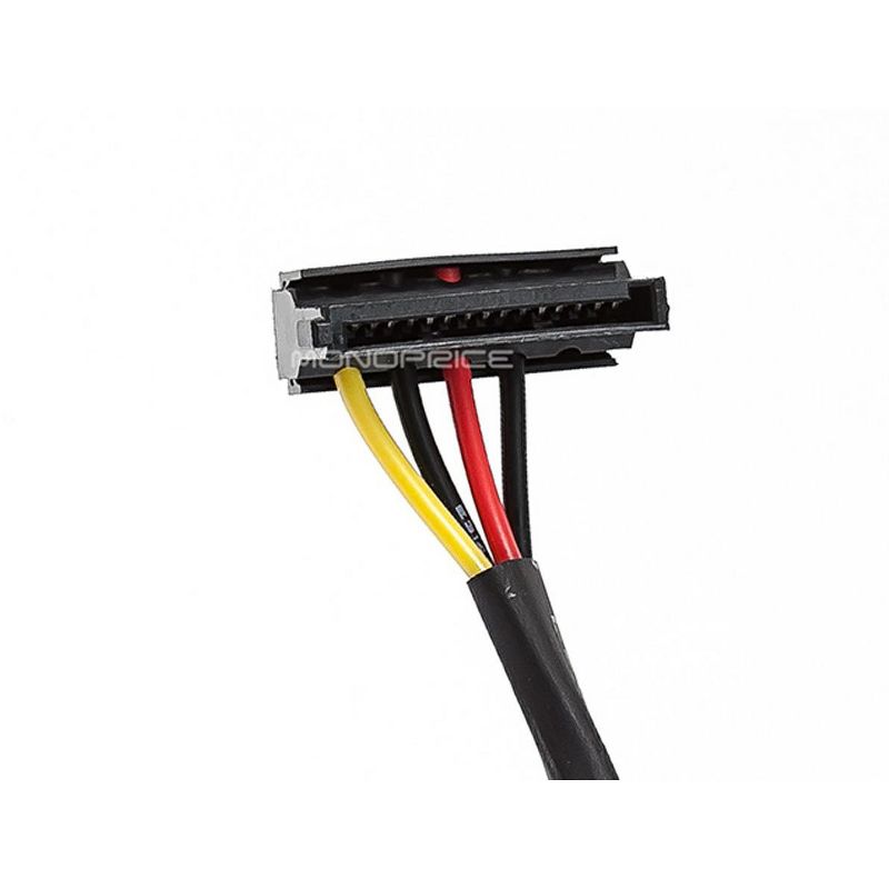 Monoprice DATA Cable - 1 Feet - 4-pin MOLEX Male to 2x 15-pin SATA II Female Power Cable (Net Jacket), 2 of 6