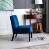 NicBex Mid-Century Modern Accent Chair with Minimalist Design Elegant Velvet Upholstery Living Room Chair Comfy Chair Lounge Chair for Bedroom - 3 of 4