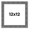PosterPalooza | Square Distressed Black Picture Frame - UV Acrylic, Foam Board Backing, Hanging Hardware - 2 of 4