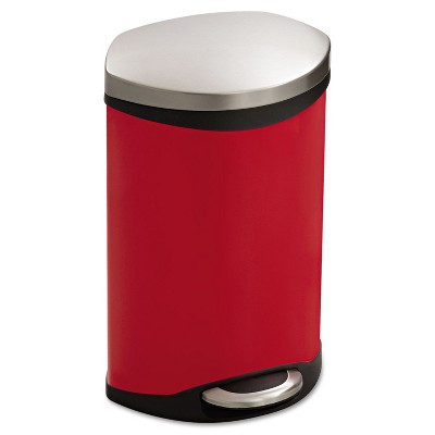 Safco Step-On Medical Receptacle 3gal Red 9901RD