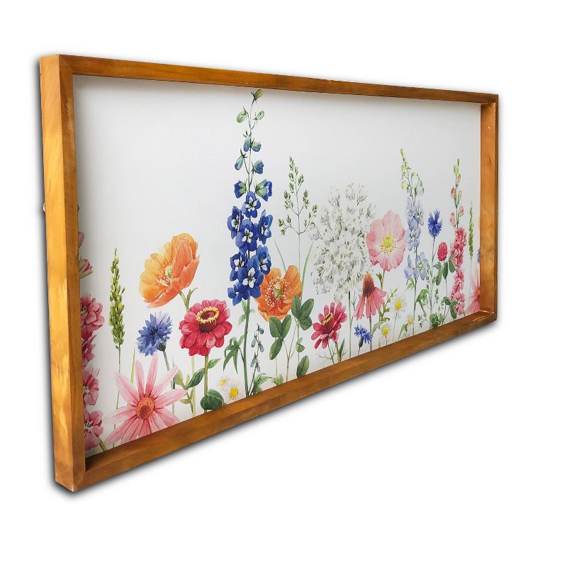 19&#34; x 45&#34; Spring Garden Wood Framed Wall Canvas - Gallery 57, 5 of 7