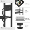 Aheaplus Entryway Table  with Adjustable Storage Shelves, Sofa Table with 2 Drawers, Charging Station - 4 of 4