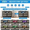 Garvee Modern Rattan Dresser with LED Lighting & Charging Station - 6 Drawer Storage Cabinet - 4 of 4