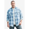 KingSize Men's Big & Tall Signature Plaid Flannel Shirt - 4 of 4