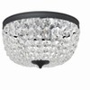 Crystorama Lighting Nola 3 - Light Flush Mount in  Black Forged - 2 of 4
