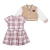 Little Lass Big Girls 2 Piece Dress & Jacket Set - 2 of 2