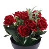 Unique Bargains Artificial Plants Rose Plastic 3.74"x3.74"x7.48" 1 Pc - 4 of 4