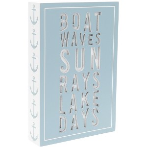 Pavilion Gift Company - Lake Days - 4" x 6" MDF Plaque - Wall Sign Panels - 1 of 4