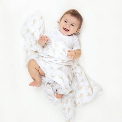 Natural History Cotton Muslin Swaddle Blankets Set - 44" x 44"