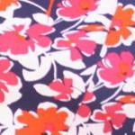 navy floral