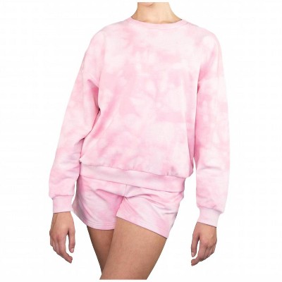 Women's Tie Dye Drop Shoulder Sweatshirt - Body Wrappers