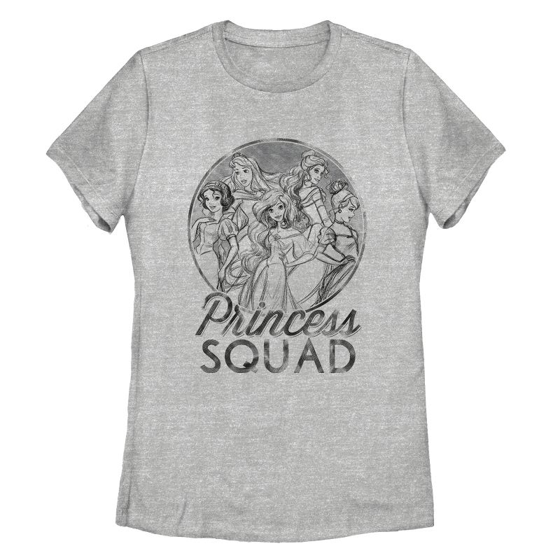 Women's Disney Princesses Squad T-Shirt, 1 of 4