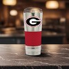 NCAA Georgia Bulldogs 24oz Chrome Draft Tumbler - 3 of 3